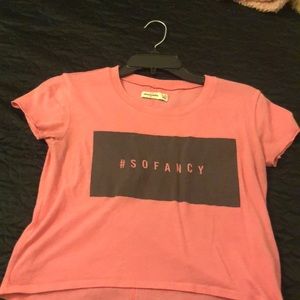 croppes pink t-shirt